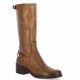 Emanuele crasto Bottes cuir cognac