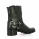 So send Boots cuir noir