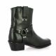 So send Boots cuir noir