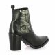 Emanuele crasto Boots cuir python noir