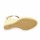 Pao Espadrille cuir velours beige