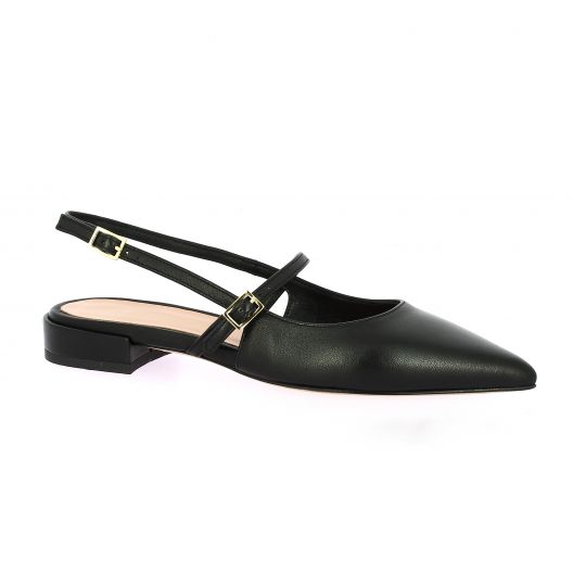 Fremilu Ballerines cuir noir