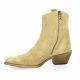 Gianni crasto Boots cuir velours taupe