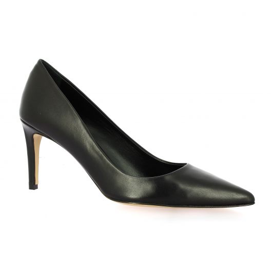 Giancarlo Escarpins cuir noir