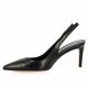 Giancarlo Escarpins cuir noir