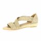 Exit Nu pieds cuir velours taupe