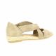 Exit Nu pieds cuir velours taupe