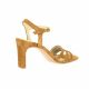 Vidi studio Nu pieds cuir velours camel