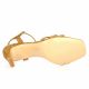 Vidi studio Nu pieds cuir velours camel