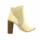 Vidi studio Boots cuir velours beige