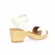 Oh my sandals Nu pieds cuir vernis blanc