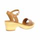 Oh my sandals Nu pieds cuir cognac