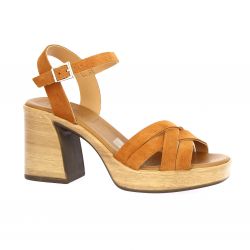 Oh my sandals Nu pieds cuir cognac