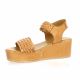 K.mary Nu pieds cuir cognac