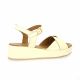 K.mary Nu pieds cuir beige