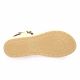 K.mary Nu pieds cuir beige