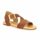 Creator Nu pieds cuir cognac