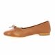 Reqins Ballerines cuir cognac