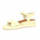 Reqins Nu pieds cuir beige