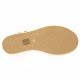 Reqins Nu pieds cuir beige