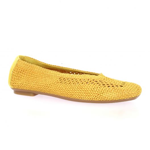 Reqins Ballerines crochet ocre