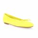 Reqins Ballerines cuir velours jaune