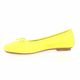 Reqins Ballerines cuir velours jaune