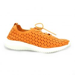 Eoligeros Baskets toile orange