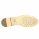 Coco abricot Mocassins cuir blanc