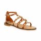 Sweet lemon Nu pieds cuir cognac