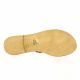 Sweet lemon Nu pieds cuir cognac