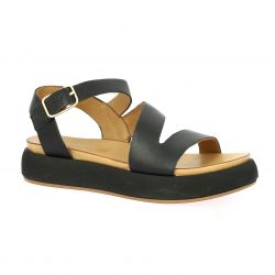 Inuovo Nu pieds cuir noir