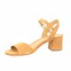 We do Nu pieds cuir velours camel