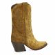 Gaia Boots cuir velours tabac