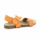 18+ Nu pieds raphia orange