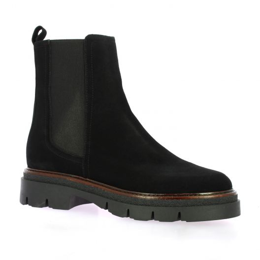 Pao Boots cuir noir