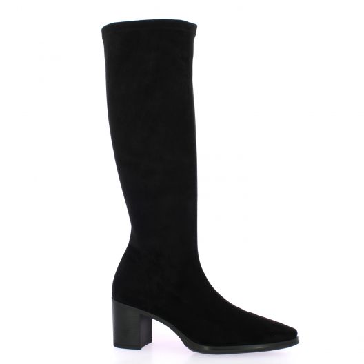 Miss Elastic bottes stretch velours noir 876202