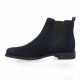 So send Boots cuir velours marine