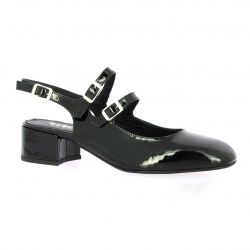 Reqins Ballerines cuir vernis noir