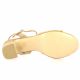 Fremilu Nu pieds cuir velours camel