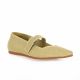 Miss elastic Ballerines toile beige