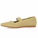Miss elastic Ballerines toile beige