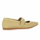 Miss elastic Ballerines toile beige