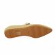 Miss elastic Ballerines toile beige