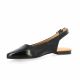 Creator Nu pieds cuir vernis noir