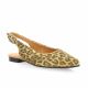 Creator Nu pieds cuir velours leopard