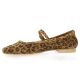 We do Ballerines cuir velours leopard