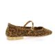 We do Ballerines cuir velours leopard