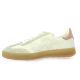 Up44 Baskets cuir pailleté blanc