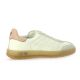 Up44 Baskets cuir pailleté blanc